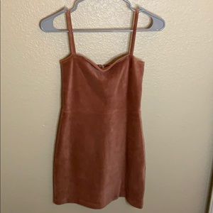 Coral mini dress